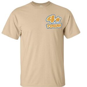 4 Town Embroidered Tee